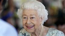 Britská královna Alžběta II. na snímku z 15. července 2022