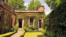 Dům Lva Davidoviče Trockého v Mexiku, kde čelil v květnu 1940 pokusu o atentát a v srpnu téhož roku v něm byl zavražděn
