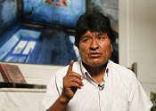 Bývalý bolivijský prezident Evo Morales při rozhovoru s agenturou AP v mexickém azylu 14. listopadu 2019.
