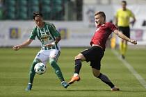 Bohemians – Sparta, snímek z posledního vzájemného utkání v květnu 2018