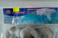 Závadné mražené krevety z obchodu v areálu SAPA
