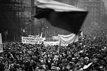Poslední velká protirežimní demonstrace 28. 10. 1989