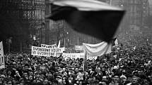 Poslední velká protirežimní demonstrace 28. 10. 1989