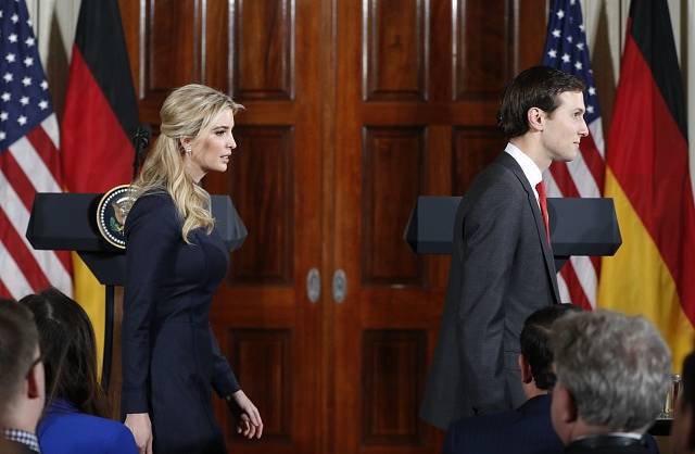 Trumpův zeť Jared Kushner a Ivanka Trumpová