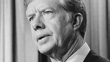 Americký prezident Jimmy Carter v dubnu 1980