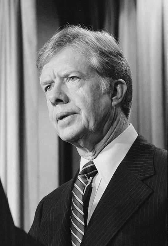Americký prezident Jimmy Carter v dubnu 1980