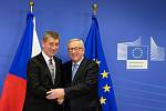 Andrej Babiš a Jean-Claude Juncker