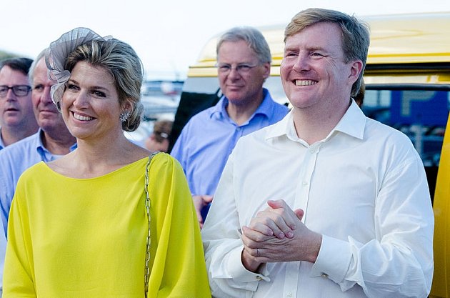 Nizozemský královský pár v roce 2013 - král Vilém Alexandr a královna Máxima.