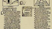 Dobový záznam o pádu meteoritu v roce 1492. V té době byl pád vesmírného kamenného tělesa považován za nadpřirozený jev. Meteorit byl proto přikován na řetěz ke kostelu