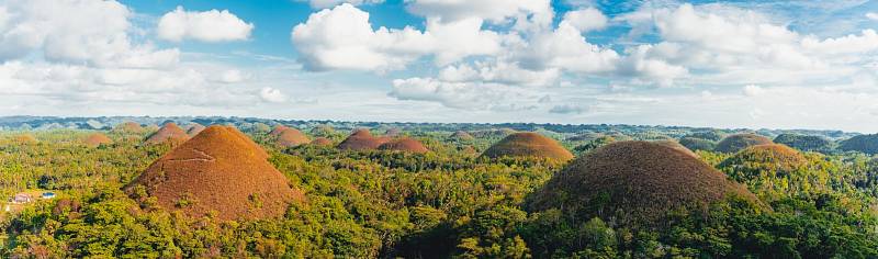 Čokoládové kopce na Filipínách