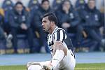 Kanonýr Juventusu Carlos Tévez.