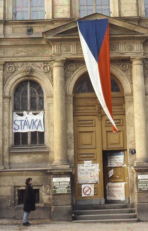 Snímek čtenáře zaslaný do fotosoutěže Náš Listopad 89