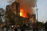V Paříži hořela katedrála Notre-Dame