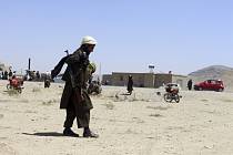 Bojovníci Tálibánu v afghánském městě Ghazní, 13. srpna 2021