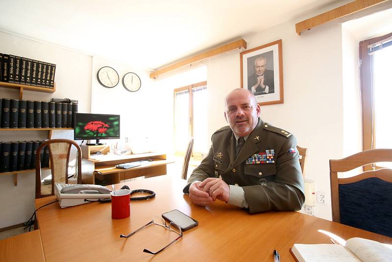 podplukovník Marián Varga, přednosta újezdního úřadu Boletice