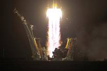 Start ruské rakety Sojuz-FG - ilustrační foto