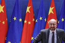Předseda Evropské rady Charles Michel na jednání v Číně
