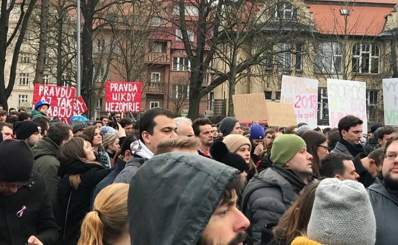 Protestní akce v Praze