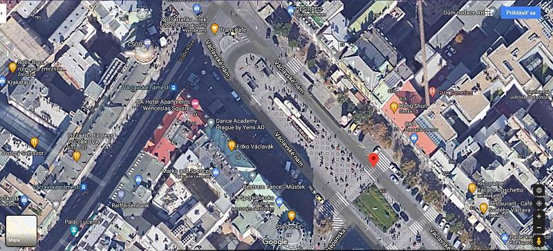 Třeba Prahu lze na mapovém portálu od společnosti Google vidět na satelitních snímcích s vysokým rozlišením.