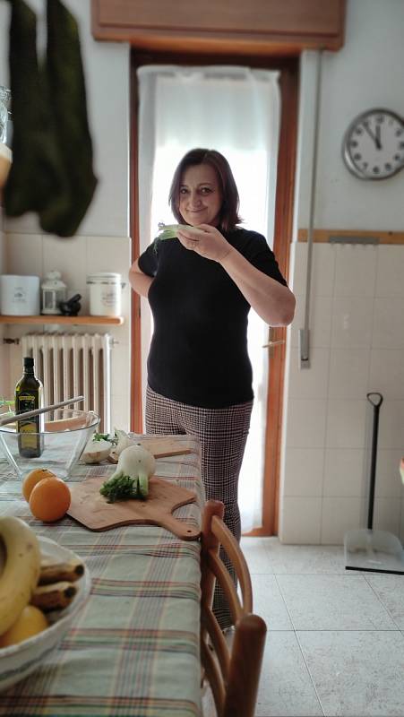 Fenyklový salát si Marta připravuje často, je výborný a rychle hotový.