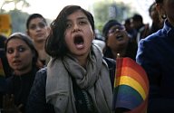 Indické protesty za práva homosexuálů