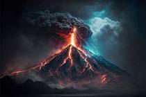 Život na Zemi vznikl podle nové studie díky blesku při sopečné erupci. Ilustrační snímek