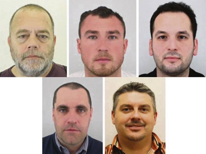 Pět Čechů, kteří byli uneseni v Libanonu.