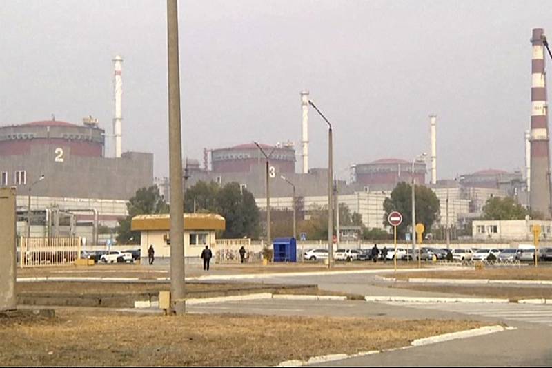Záporožská jaderná elektrárna na jihovýchodě Ukrajiny, Ilustrační foto.