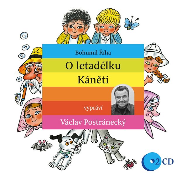 Václav Postránecký namluvil audioknihu O letadélku Káněti.