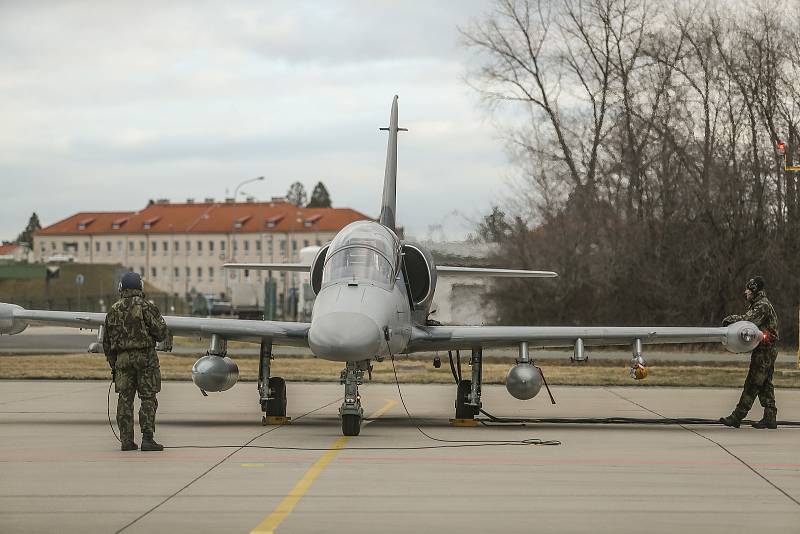 Podzvukový letoun L-159 ALCA patří do výbavy 21. základny taktického letectva v Čáslavi.