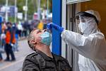 Testování obyvatel na Slovensku během epidemie koronaviru