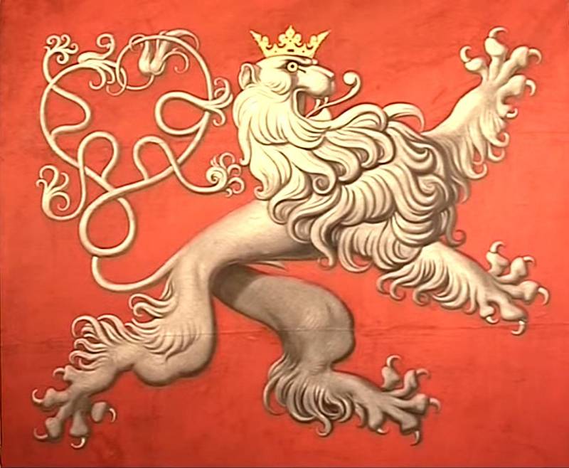 Romantizovaná podoba českého lva, pocházející pravděpodobně z 19. století