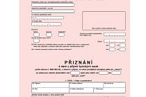 formulář k daňovému přiznání