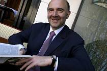 Francouzský ministr financí Pierre Moscovici.