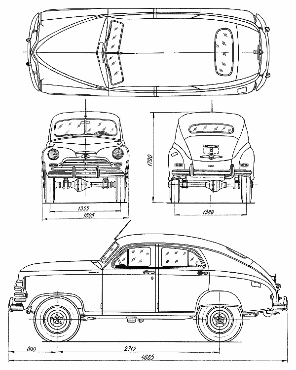 GAZ M72 Poběda.