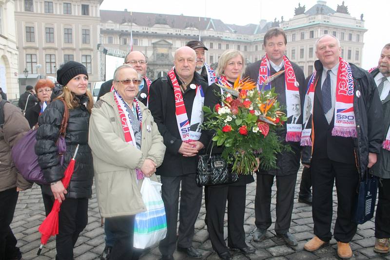 Inaugurace Miloše Zemana. Pražský hrad 8. března 2013