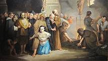 Inkvizice, obraz malíře Joaquina Pinta
