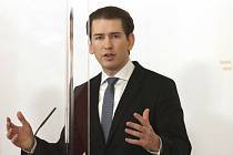 Rakouský kancléř Sebastian Kurz.