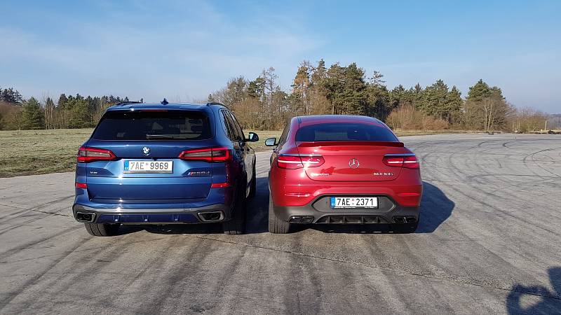 Mercedes-AMG GLC Coupé 63 4Matic+ vs. BMW X5 M50d