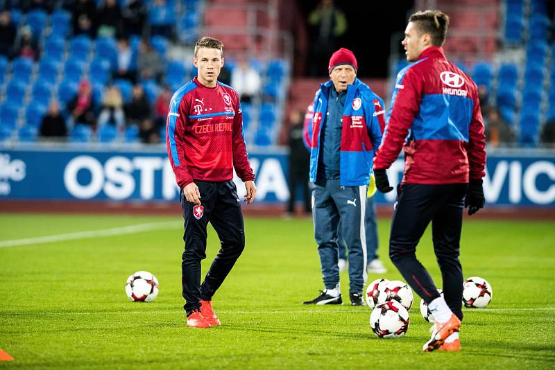 Otevřený trénink reprezentace na stadionu ve Vítkovicích