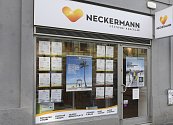 Prodejní místo české cestovní kanceláře Neckermann v Praze