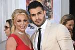 Britney Spears and Sam Asghari (pictured July 22, 2019).