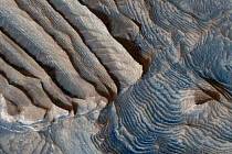 Povrch Marsu. Ilustrační foto