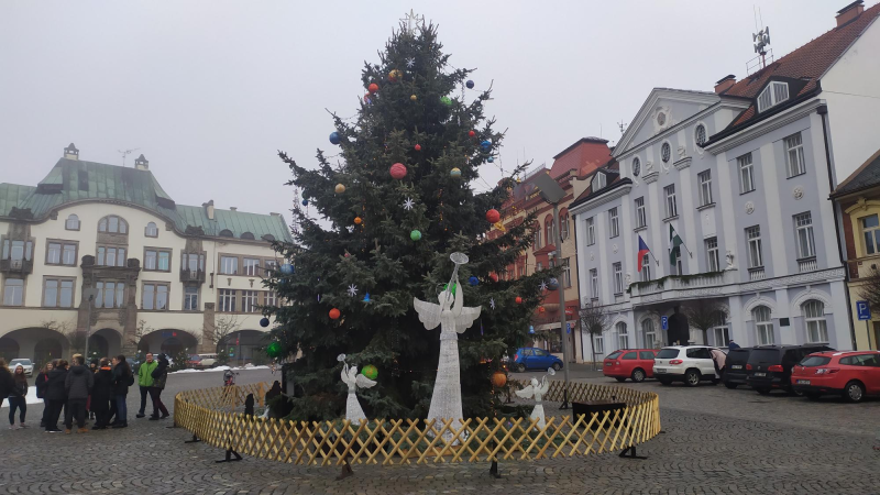 Vánoční strom ve Dvoře Králové nad Labem