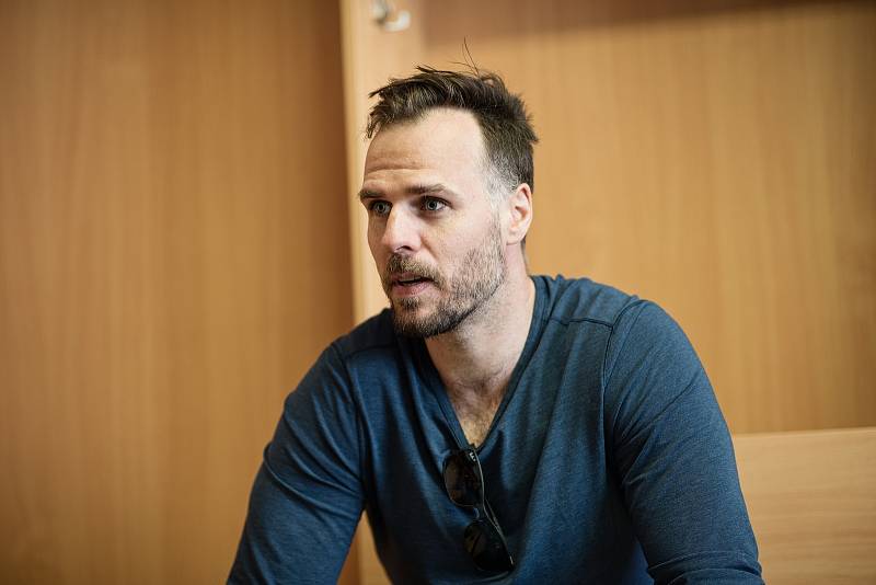 David Krejčí poskytl Deníku exkluzivní rozhovor v kabině olomoucké plecharény.