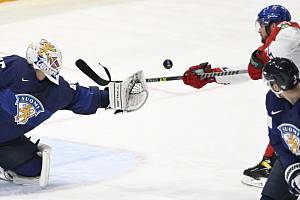 Čeští hokejisté se v posledním utkání skupiny utkali s domácím Finskem.