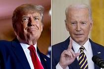 Donald Trump a Joe Biden