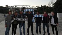 Metal Trade Comax, nejlepší tým prvního ročníku Zaměstnanecké ligy Deníku, na fotbale Lazio Řím - Juventus Turín