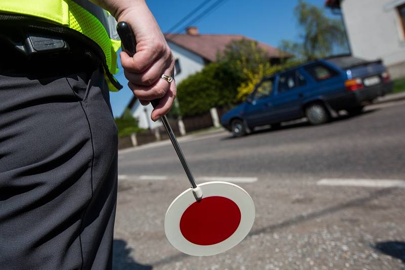 Policie, úsekové měření rychlosti, radar. Ilustrační foto