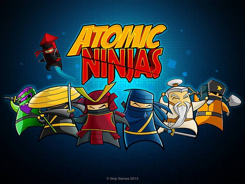 Počítačová hra Atomic Ninjas.